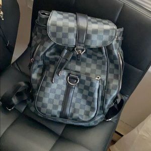 Checker Board Fashion Backpack